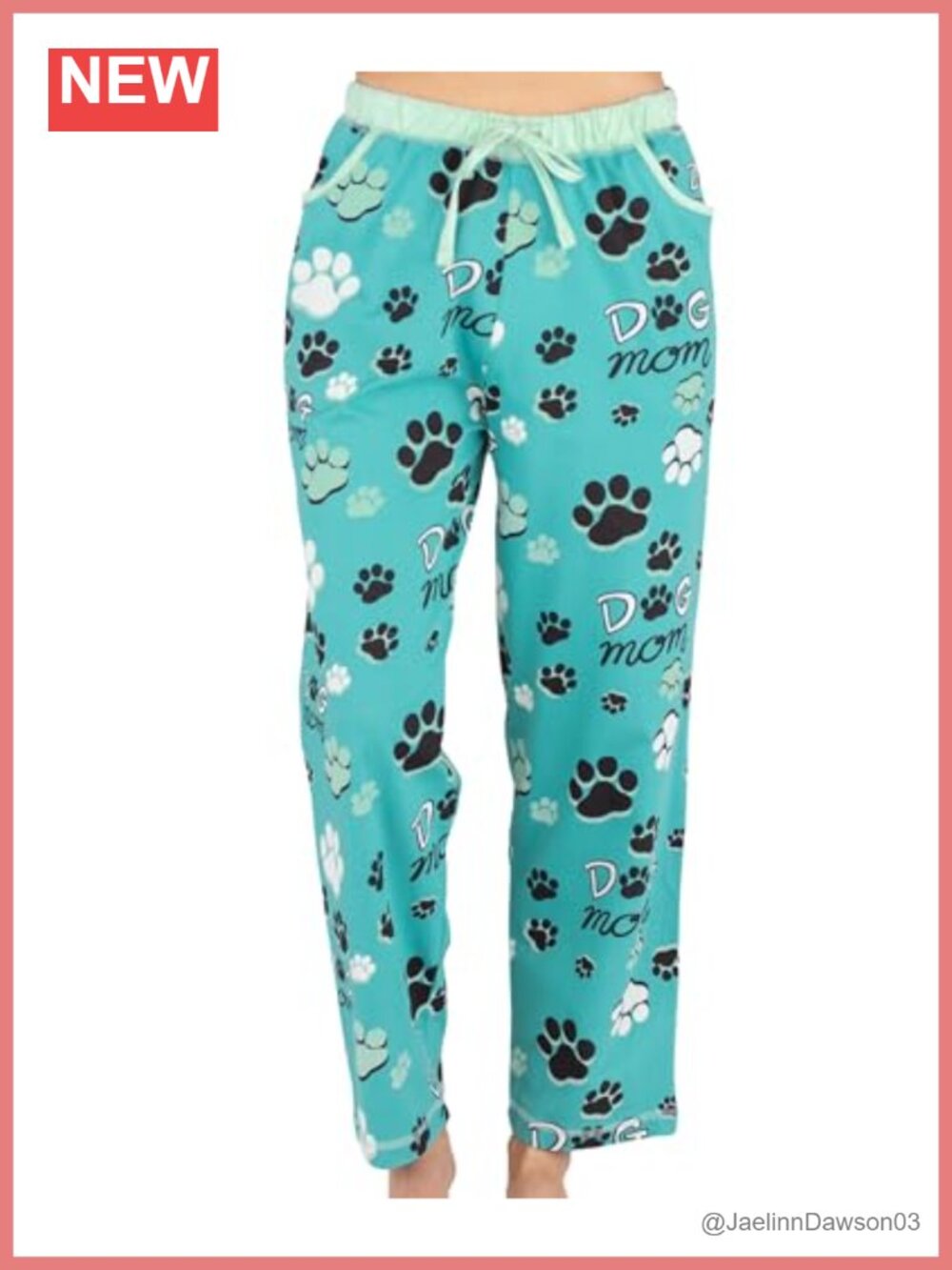 Lazy One Women's Cotton Pajama Pants Cat Dog Graphic Sleep Bottoms